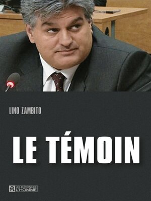 cover image of Le témoin